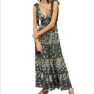 Free People Let's Smock About It Maxi Dress